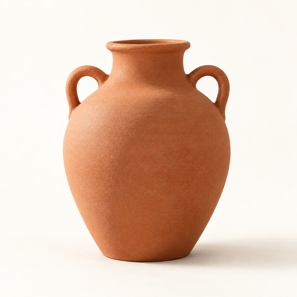 qorxdy Terra Double-Handle Vase — studio product view
