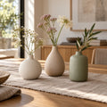 qorxdy Pebble Bud Vase Trio — scene view